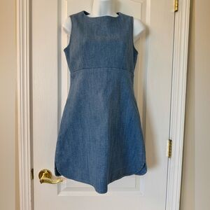 Size 4 Luba by Hannah Payne Stretchy Denim Shift Dress